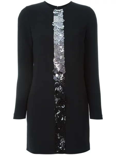 Rochie mini Dsquared2 cu paiete negru