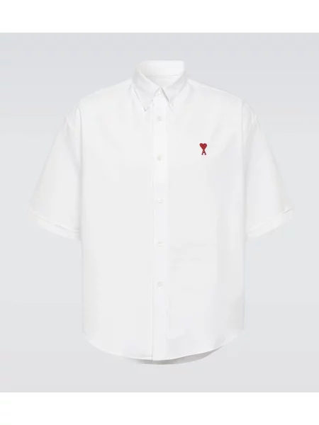 Риза Ami Paris поплин бяло