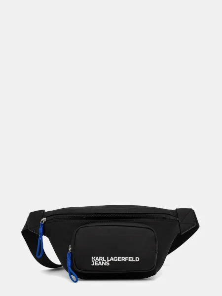Чанта за кръст Karl Lagerfeld Jeans черно
