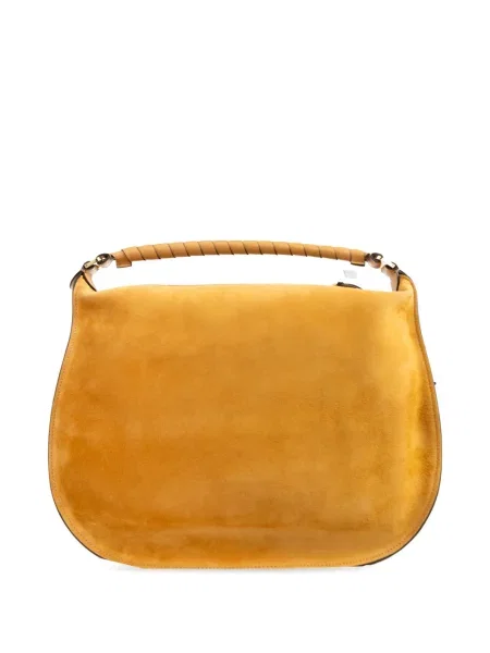 Τσάντα shopper Chloé σουέτ πορτοκαλί