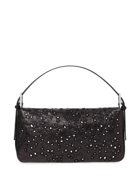 Geantă shopper Fendi din piele negru
