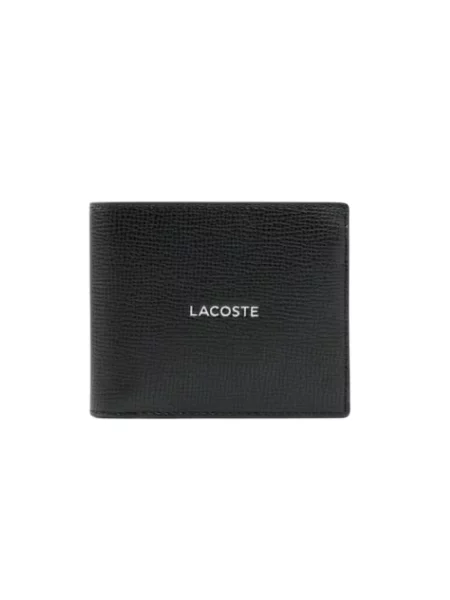 Lacoste portfel RFID skórzany czarny