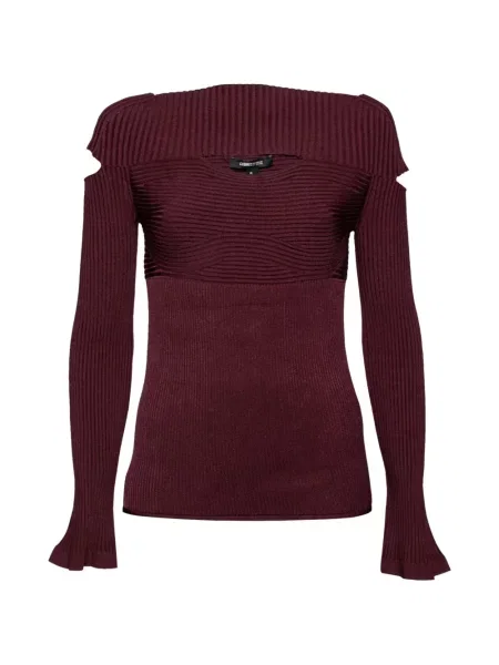 Pulover Cushnie tricotate roșu