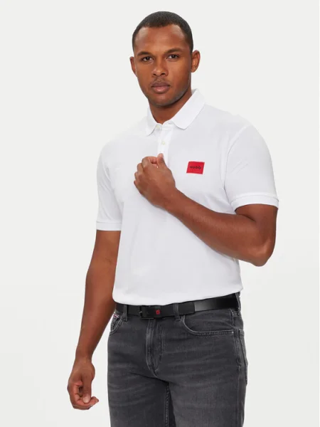 Hugo Tricou polo alb
