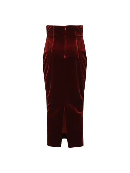 Spódnica midi Alberta Ferretti czerwona