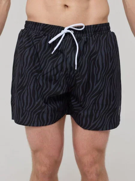 Szorty kąpielowe Black Tiger czarne