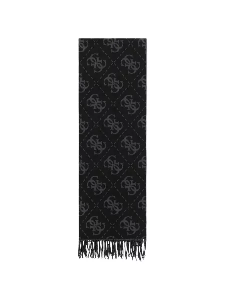 GUESS Fular gri negru