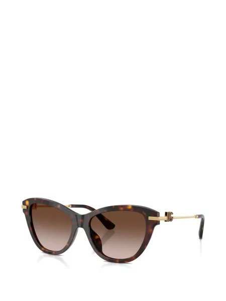 Sunčane naočale mačje oči Dolce & Gabbana Eyewear smeđa