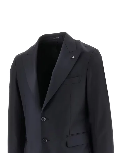 Costum Tagliatore cu rever albastru