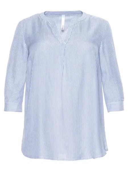 SHEEGO Tunika svetlo modra bela