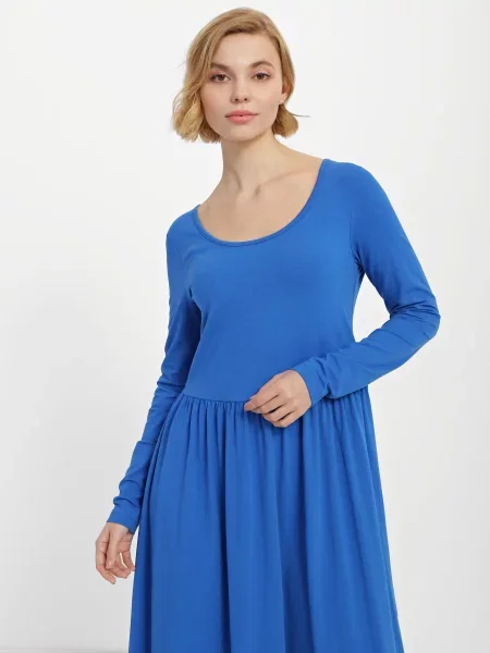 Marc O’Polo Сукня міді без підкладки синій