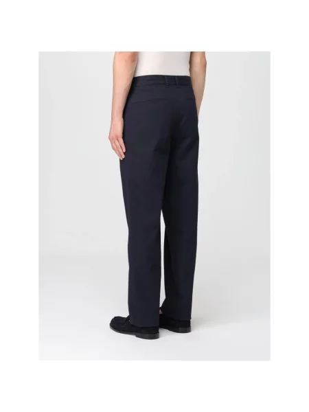 Spodnie Emporio Armani casual niebieskie