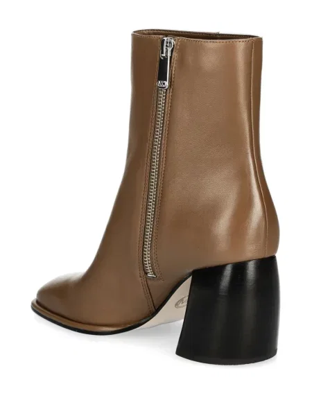 Semišový pásek Michael Michael Kors s autogramem s vysokým pasem růžový