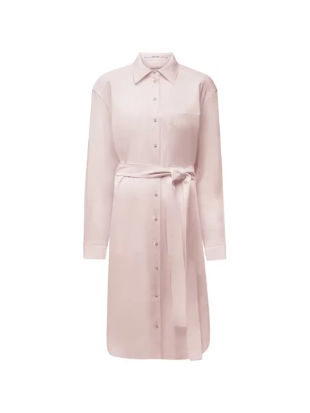 Rochie tip cămașă Another Tomorrow roz