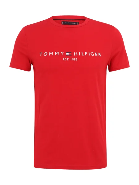 Tommy Hilfiger Tricou Tommy Logo roșu