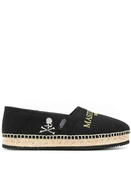 Espadrile Mastermind World cu broderie negru