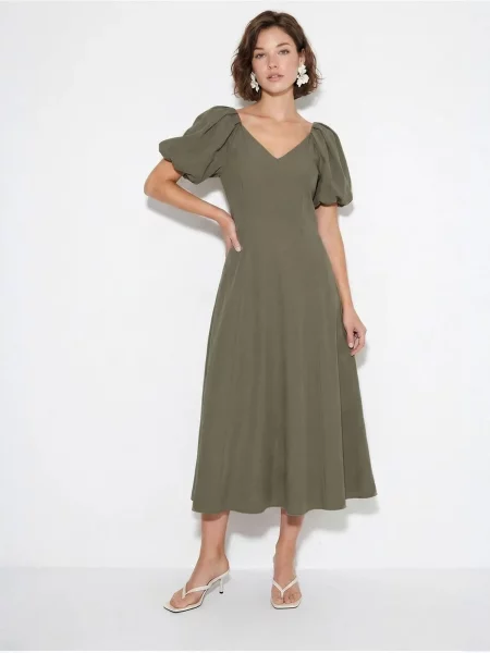 Bianco Lucci Šaty Midi khaki