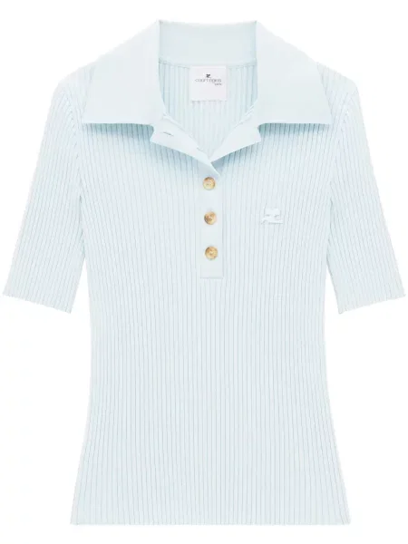Top Courreges albastru