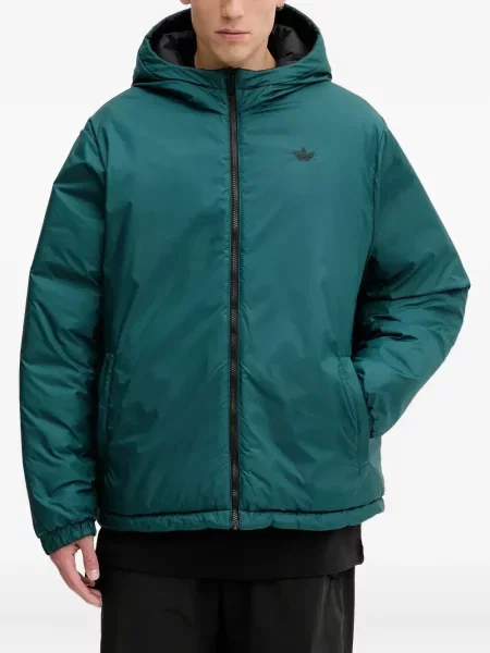 Spodnie cargo Adidas z kapturem z autografem do biegania białe