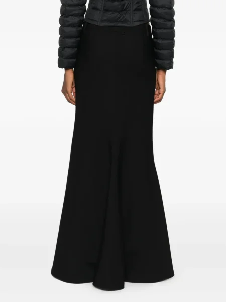 Fusta maxi Balenciaga de lână negru