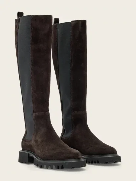 AllSaints чоботи замшеві Maeve Suede Boot