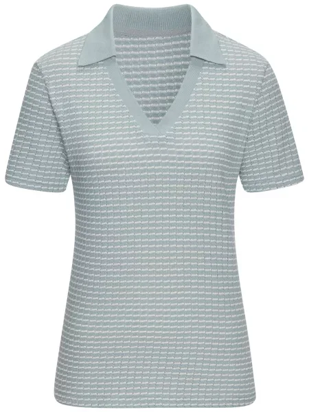 VIVANCE Majica kremna / golobje modra