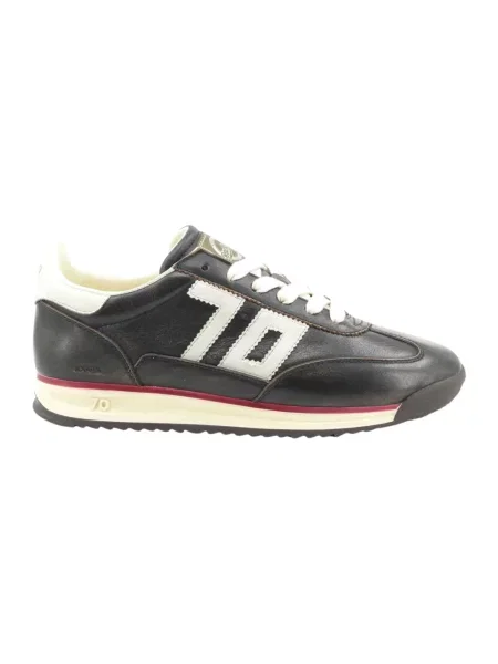 Sneakersy Back70 skórzane brązowe