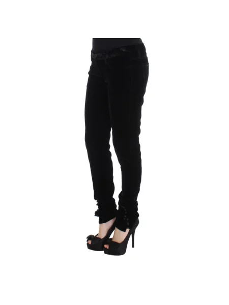 Jeansy Ermanno Scervino biznesowe czarne