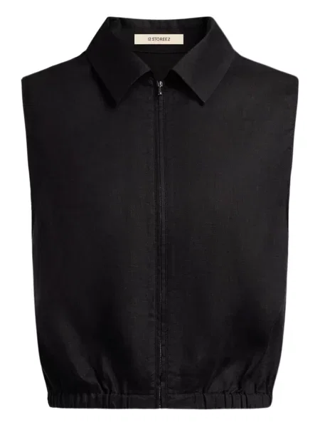 Lniana koszula 12 Storeez czarna