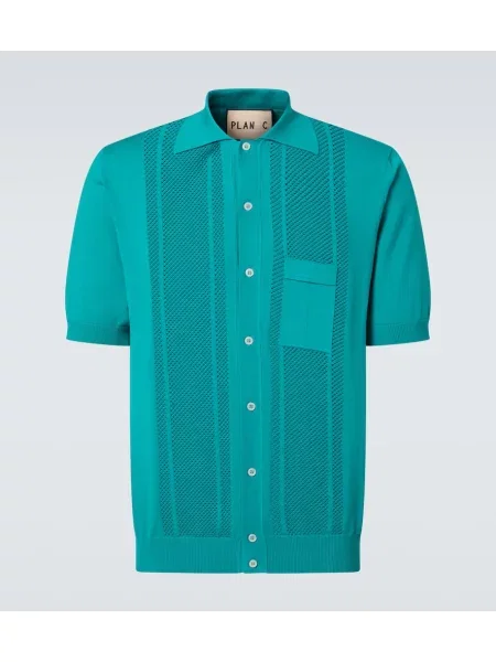 Cardigan Plan C tricotate verde