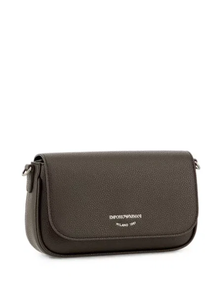 Raštuota rankinė per petį Emporio Armani ruda