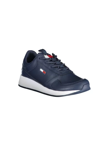 Trampki Tommy Hilfiger skórzane niebieskie