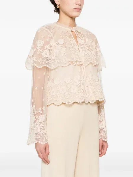 Bluzka Sea z falbankami