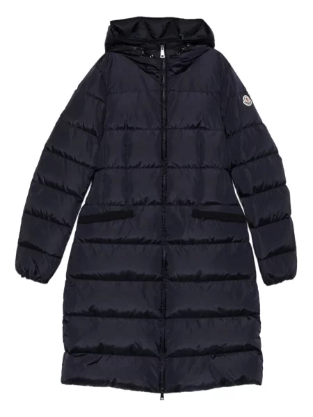 Palton Moncler cu glugă albastru