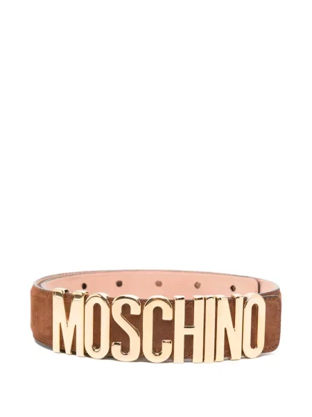 Curea Moschino din piele maro