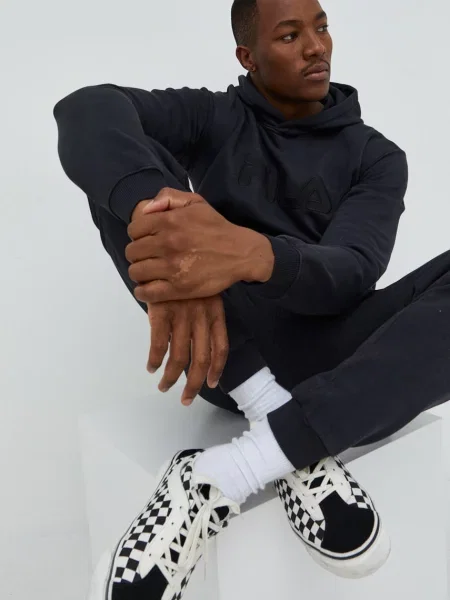 Fila bluza czarny z aplikacją