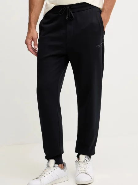 Спортивні штани Armani Exchange однотонні синій