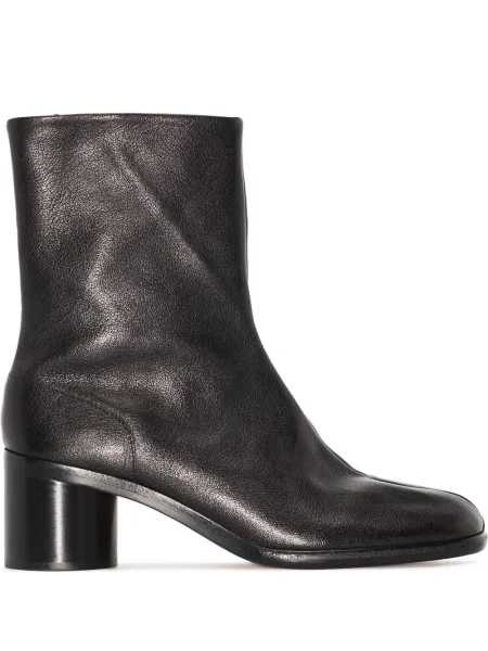 Cizme scurte Maison Margiela din piele negru