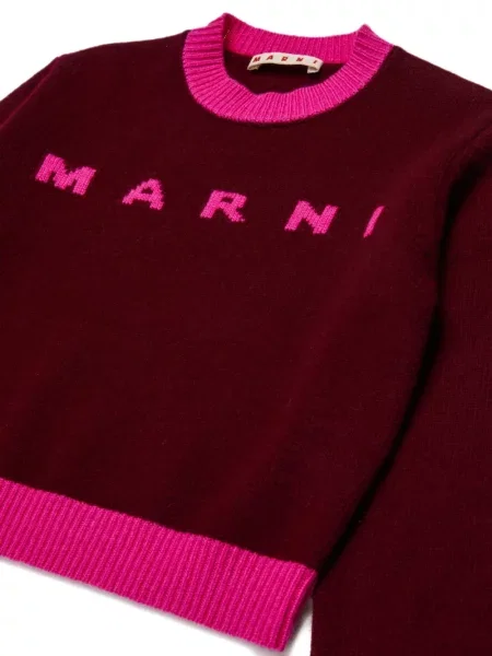 Sweter dziecięcy Marni czerwony