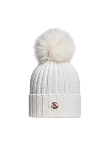 Czapka Moncler biała