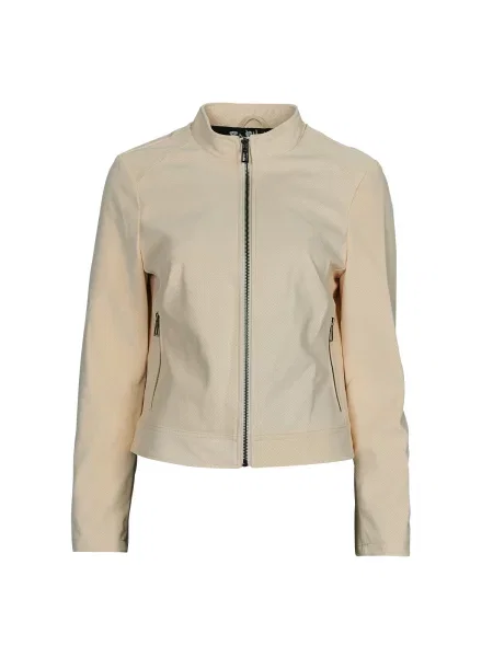 Usnjena jakna Desigual bela