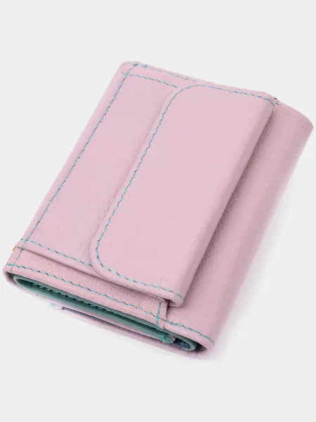 Кожаный кошелек St Leather Accessories бежевый
