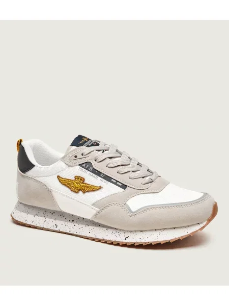 Férfi cipők Aeronautica Militare off white. Méret: 45 EU fehér