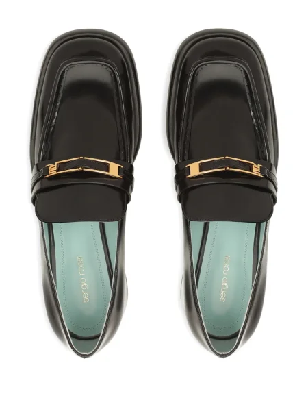 Pantofi loafer Sergio Rossi din piele negru