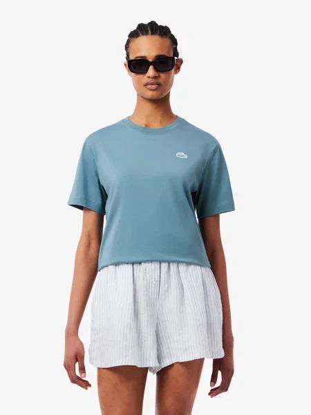 Футболка Lacoste голубая