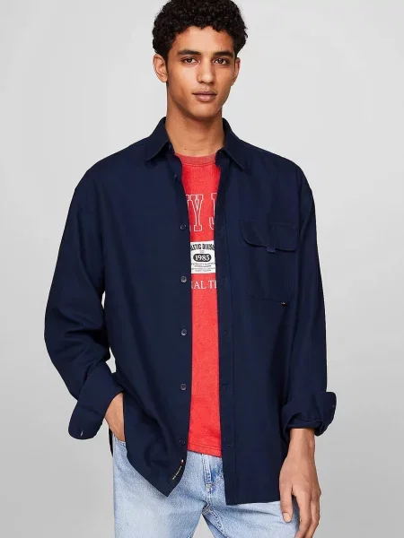Сорочка Tommy Jeans синя