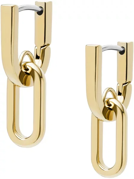 FOSSIL Uhani Heritage / srebrna zlata