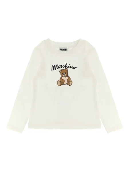 Koszulka dziecięca Moschino biała