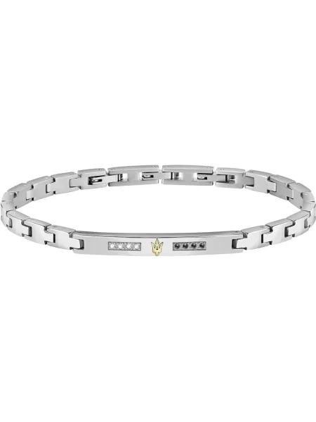 Maserati bransoletka DIAMONDS szara