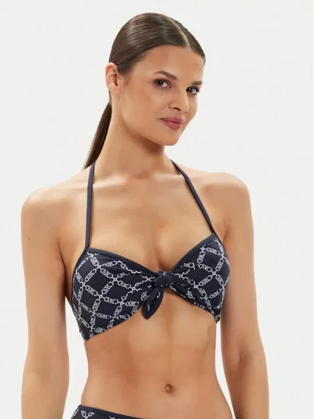 MICHAEL Michael Kors Góra od bikini Granatowy